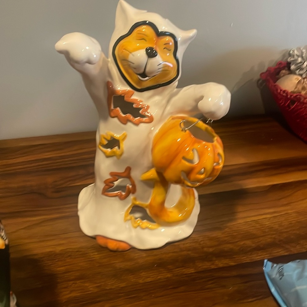 Blue Sky Ceramics Halloween Ghost Cat Fall Trick or Treat Jack o’Lantern
